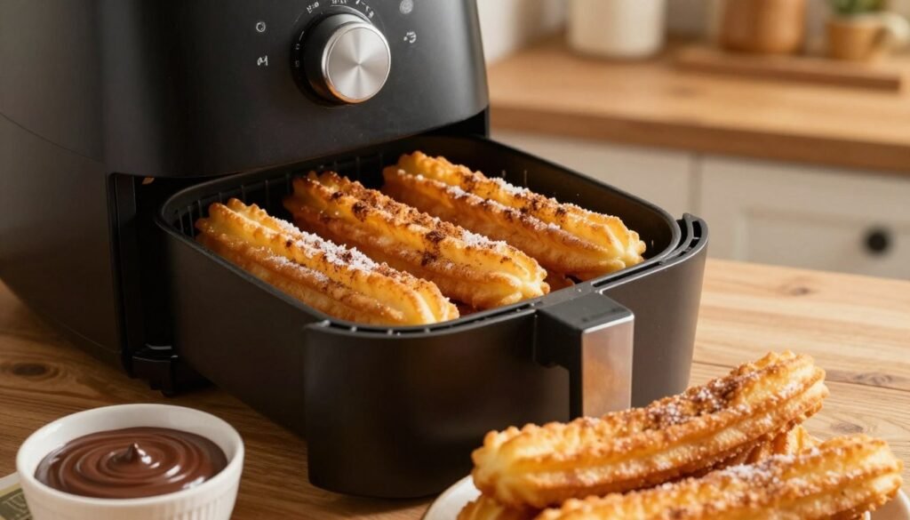 homemade churros in an air fryer homemade churros in an air fryer
