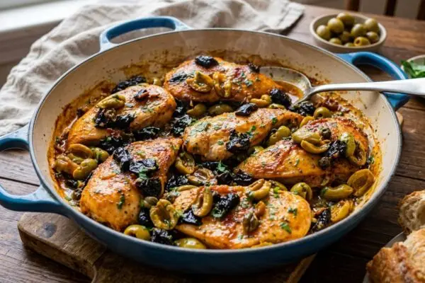 Savory Chicken Marbella with Olives and Prunes