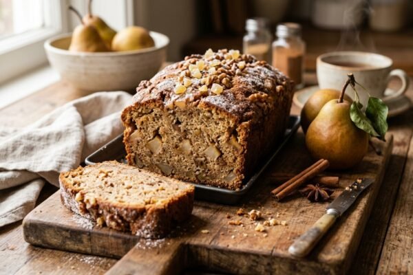 Deliciously Spiced Pear Bread Recipe