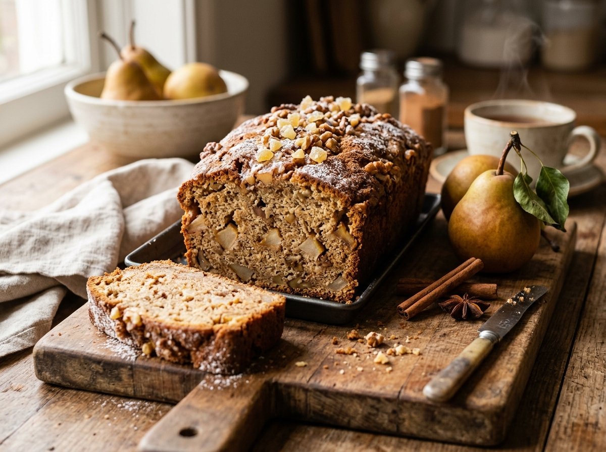 Deliciously Spiced Pear Bread Recipe