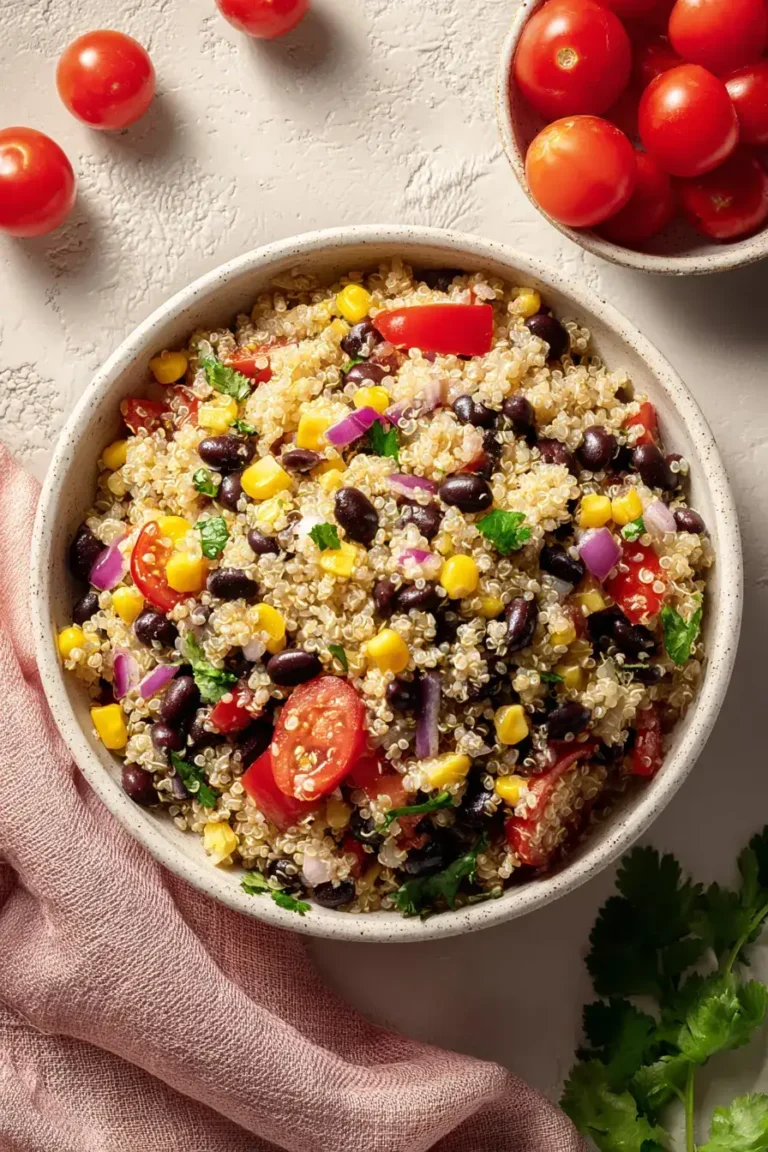 Vibrant Loaded Southwest Quinoa Salad with Avocado