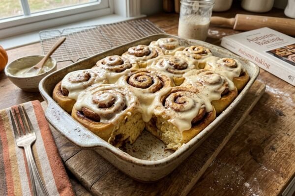 Sourdough Discard Pumpkin Cinnamon Rolls: A Cozy Fall Treat