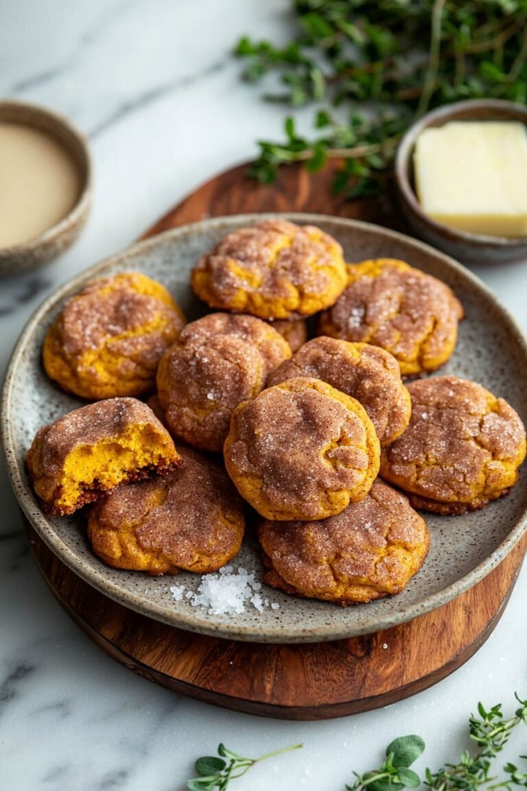 Soft and Chewy Pumpkin Snickerdoodle Cookies – No Chilling Required
